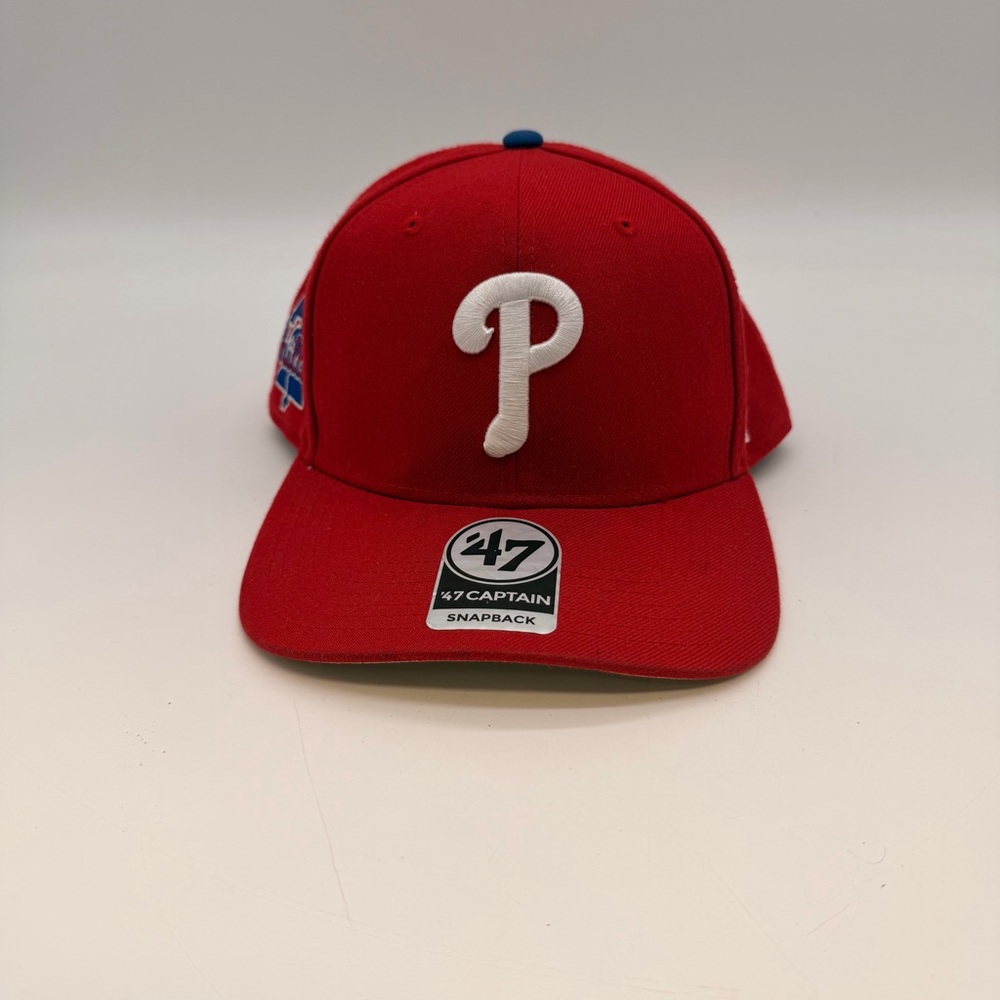 Philadelphia Phillies ’47 Brand Captain Snapback Hat Red OSFA MLB